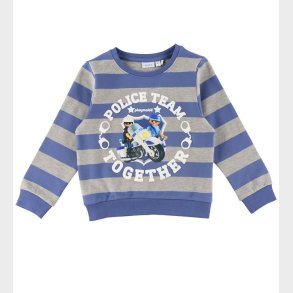 Name It Sweatshirt - NmmDes Playmobil - Bijou Blue/Grmeleret m.
