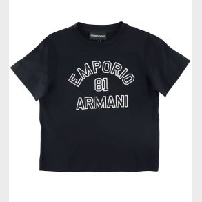 Emporio Armani T-shirt - Navy m. Hvid
