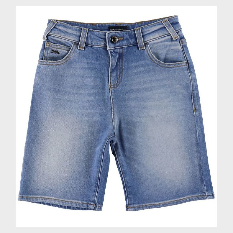 Emporio Armani Shorts - Denim - Lysebl�