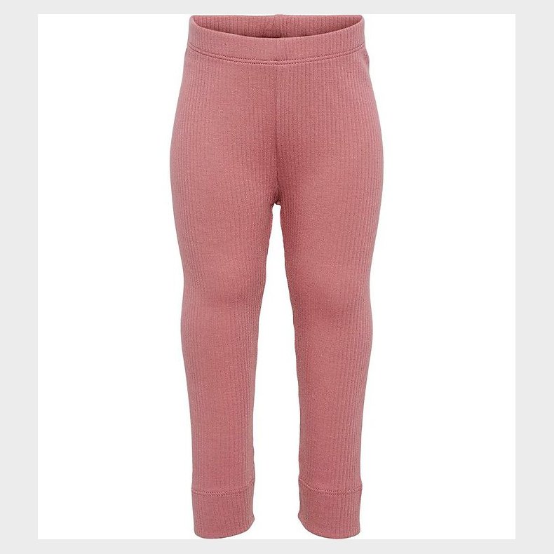 Hummel Leggings - hmlRene Tights - Rib - Mesa Rose