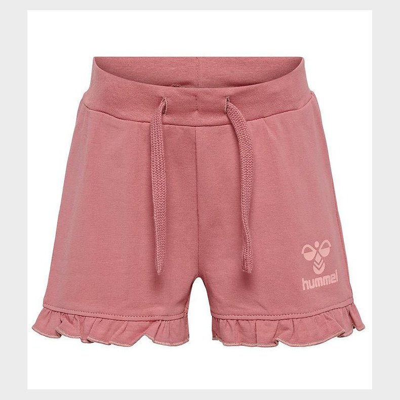 Hummel Shorts - hmlTalya Ruffle - Mesa Rose