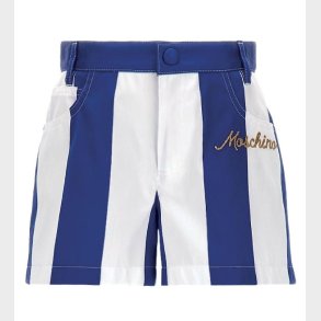 Moschino Shorts - Bl/Hvid Stribet