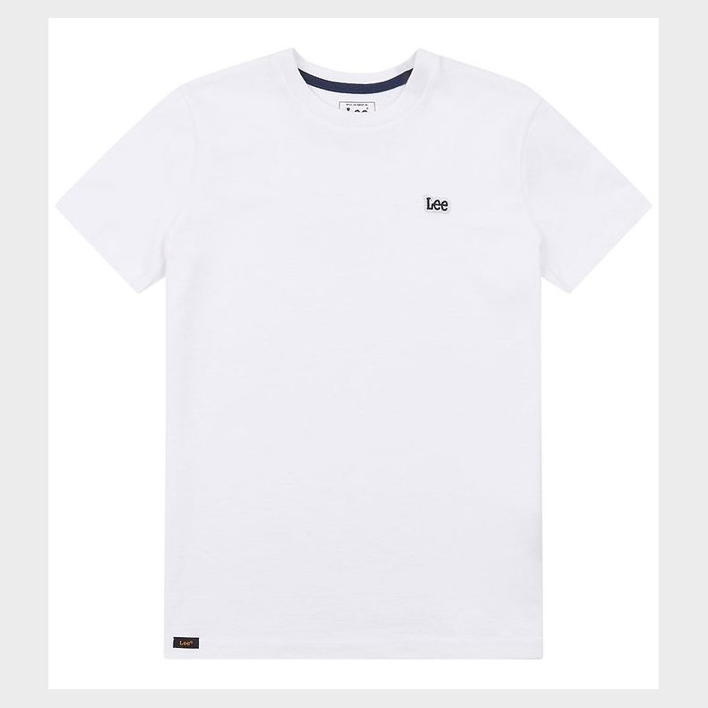 Lee T-shirt - Badge - Bright White