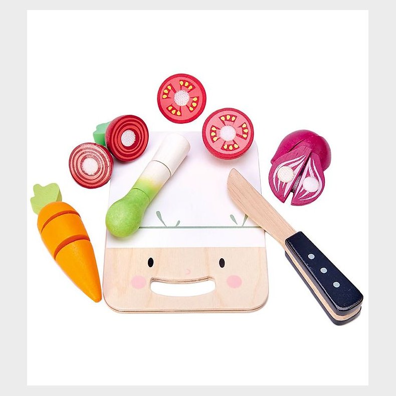 Tender Leaf Tr�leget�j - Sk�rebr�t med Gr�ntsager