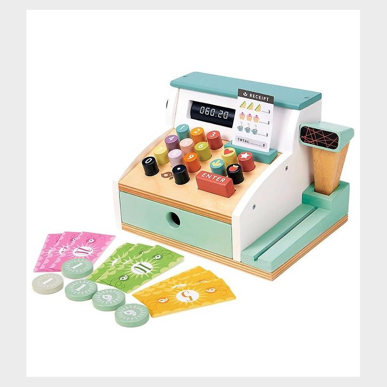 Tender Leaf Tr�leget�j - Kasseapparat - 22 Dele - Hvid