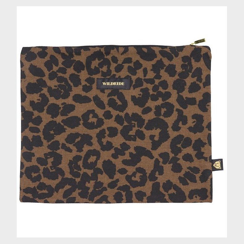 Wildride Taske - Pouch - 35x27 cm. - Brown Leopard