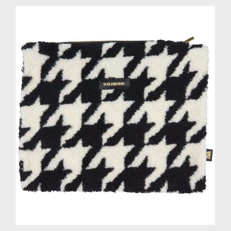 Wildride Taske - Pouch - 35x27 cm. - Teddy Houndstooth