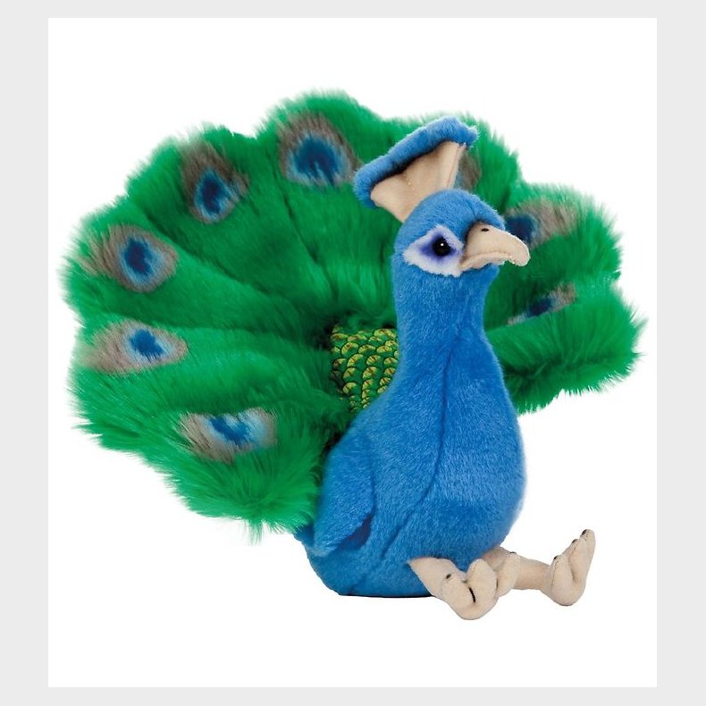 Living Nature Bamse - 24x20 cm - P�fugl - Gr�n/Bl�