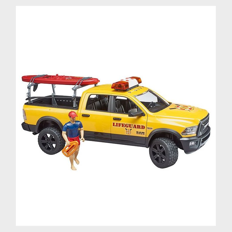 Bruder Bil - RAM 2500 m. Lys/Lyd og Figur - 02506