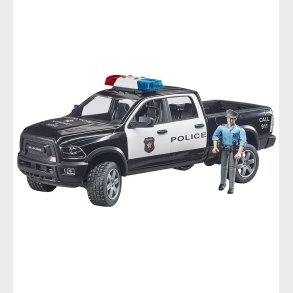 Bruder Bil - RAM 2500 Politibil m. Lys/Lyd og Politibetjent - 02