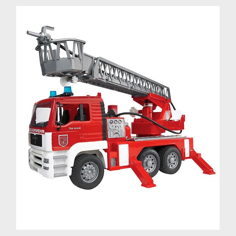 Bruder Bil - MAN TGA Brandbil m. Lys og Lyd - 02771