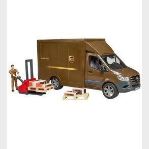 Bruder Bil - Mercedes Benz Sprinter UPS m. Krer - 02678