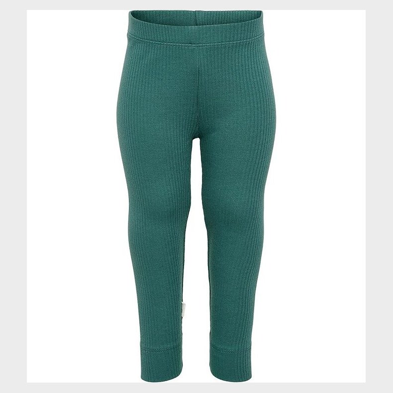 Hummel Leggings - hmlRene Tights - Rib - Sea Pine