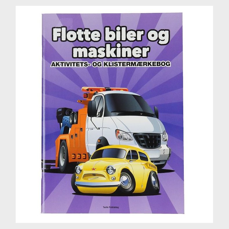 TACTIC Aktivitetsbog m. Klisterm�rker - Flotte Biler Og Maskiner