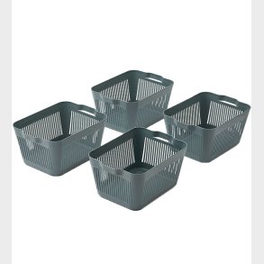 Liewood Kurv - 4-pak - Small - 30x22x14 cm - Whale Blue