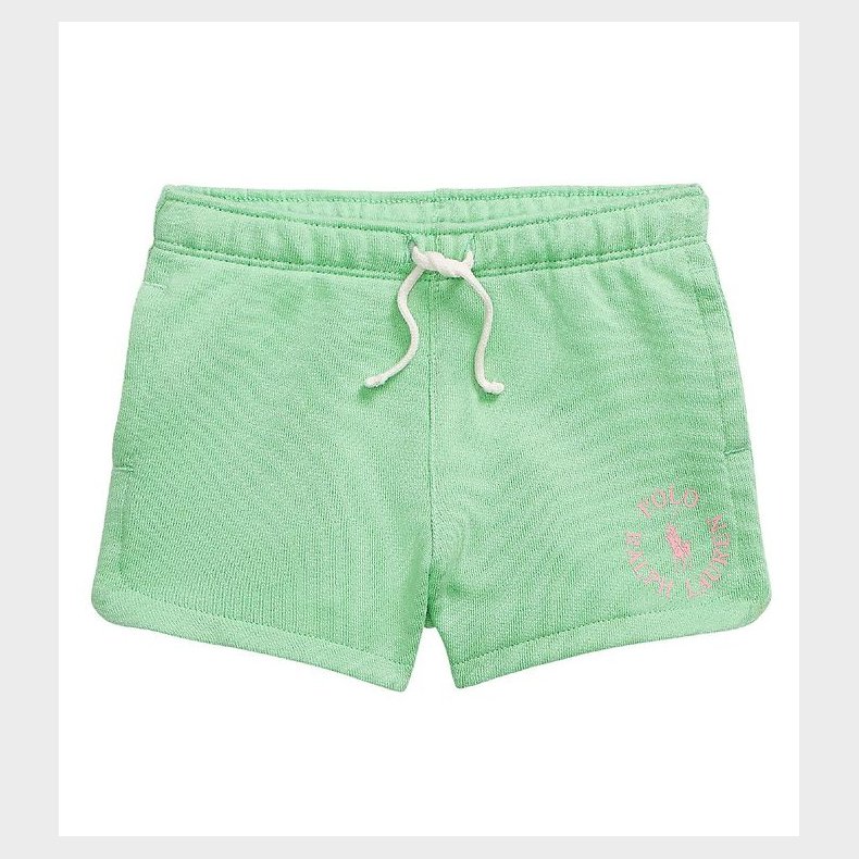 Polo Ralph Lauren Sweatshorts - Longwood - Lysegr�n m. Rosa