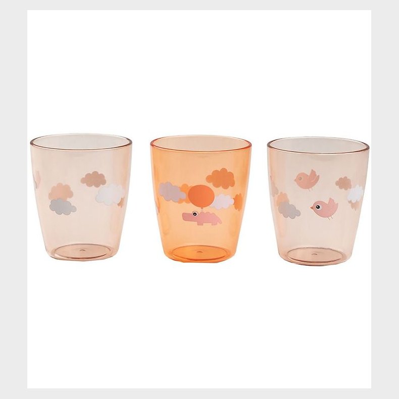 Done By Deer Kop - Yummy - Happy Clouds - 3-pak - Papaya