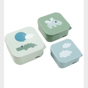 Done By Deer Snackbox - Happy Clouds - 3-pak - Grn