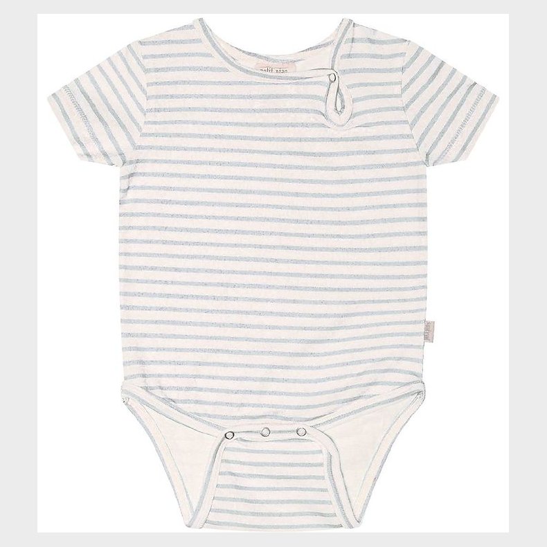 Petit Piao Body k/ - Printed - Pearl Blue/Offwhite