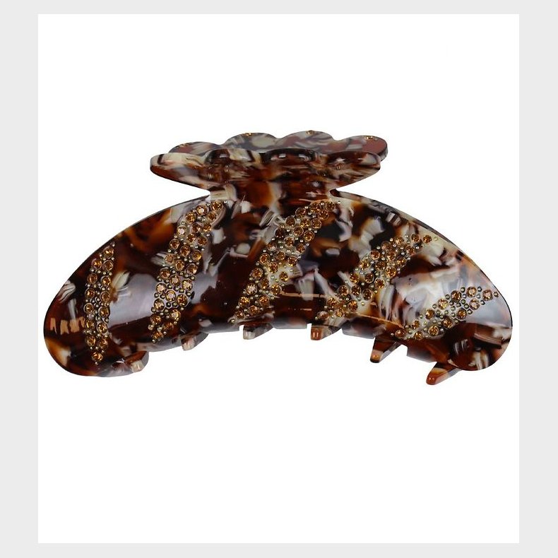 By Str Hrklemme - Agnes - Simili - 11,5x5 cm - Brun Meleret