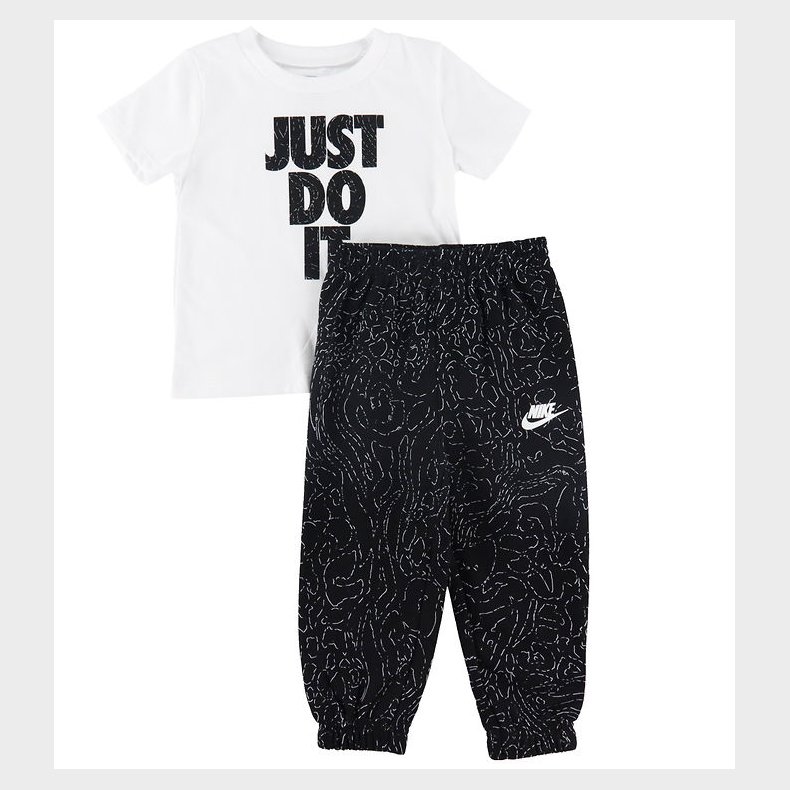Nike St - T-shirt/Sweatpants - Sort/Hvid