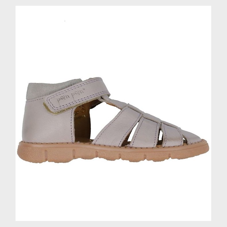 Pom Pom Sandaler - Sporty Velcro - Light Lavender