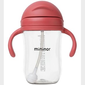 Mininor Kop m. Sugerr - Tritan - 330 ml - Rabarber