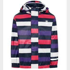 LEGO® Wear Regnjakke - PU - Jamaica 102 - Lilla/Hvid/Fuchsiastri