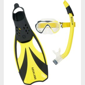 Aqua Lung Snorkelst - Adult - Compass - Black/Yellow
