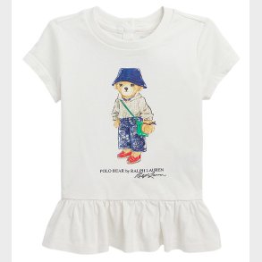 Polo Ralph Lauren T-shirt - Sa - Gr�hvid m. Bamse