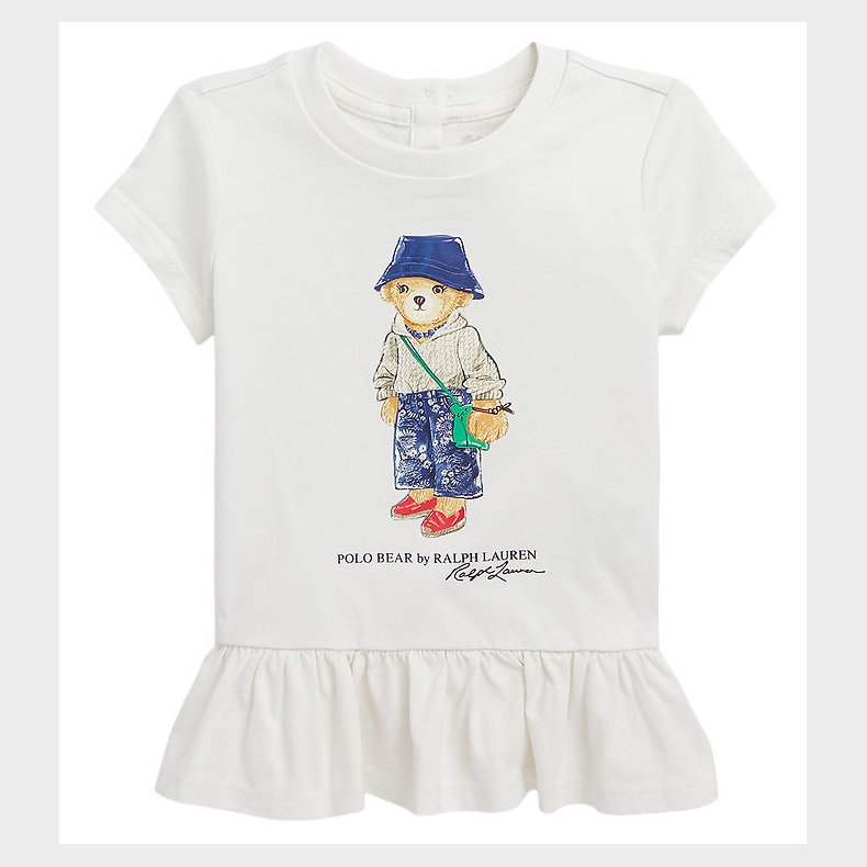 Polo Ralph Lauren T-shirt - Sa - Gr�hvid m. Bamse