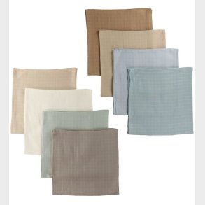 Cam Cam Stofble - 70x70 cm - 8-pak - Ocean Mix