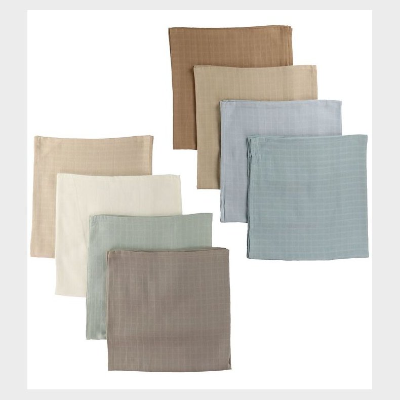 Cam Cam Stofble - 70x70 cm - 8-pak - Ocean Mix