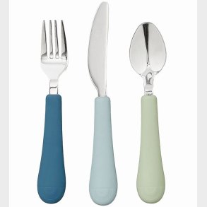 Cam Cam Bestikst - Silikone - Rainbow - Ocean Mix