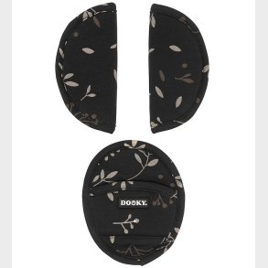 Dooky Universelle Puder - Romantic Leaves - Sort