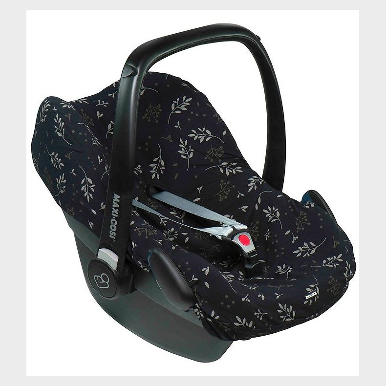 Dooky Sdeovertrk Til Autostol - 0+ - Romantic Leaves - Sort