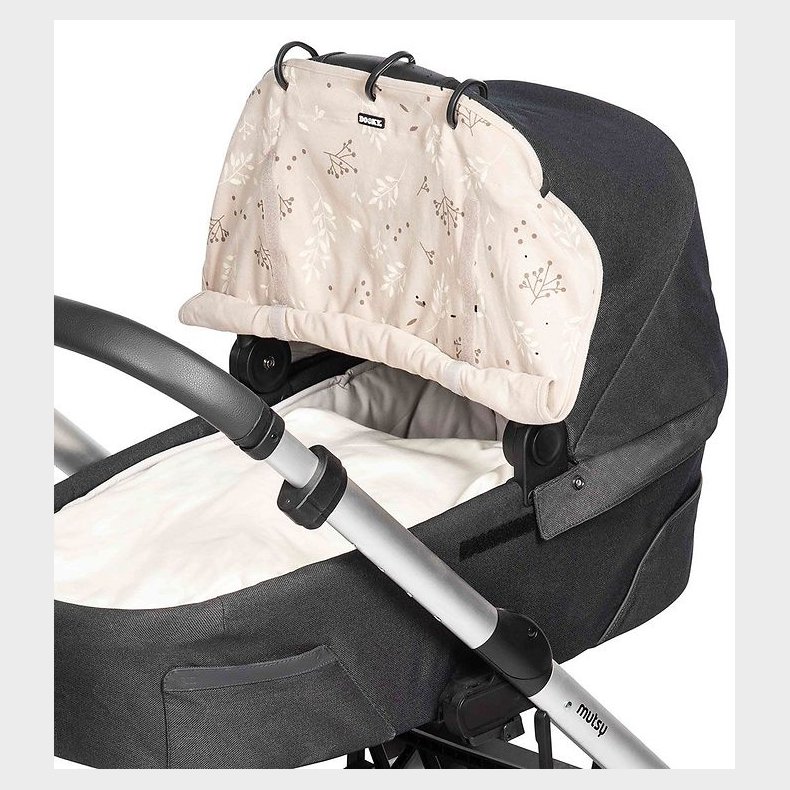 Dooky Solsejl - Universal - UV50+ - Romantic Leaves Beige