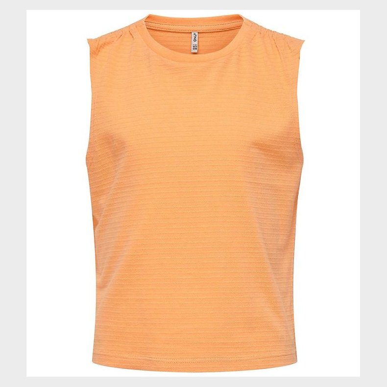 Kids Only Top - KogOlivie - Orange Chiffon