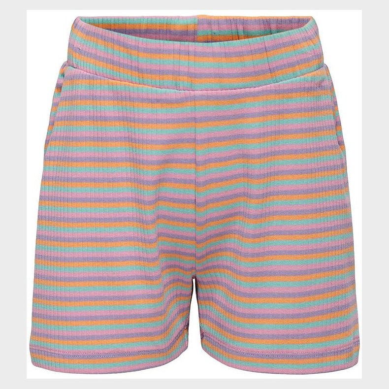 Kids Only Shorts - KogAmelia - Rib - Purple Rose Stripes