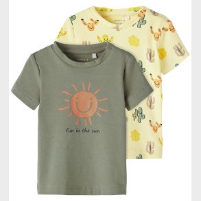 Name It T-shirt - NbnJobbi - 2-pak - Double Cream