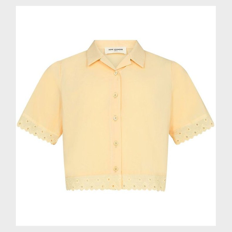 Sofie Schnoor Girls Skjorte - Light Yellow
