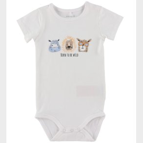 Name It Body k/ - NbmJoggie - Bright White