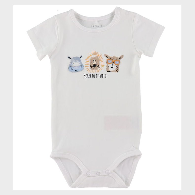 Name It Body k/ - NbmJoggie - Bright White