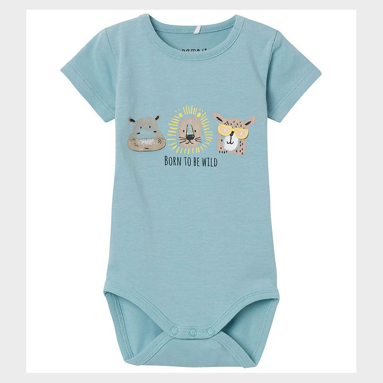 Name It Body k/ - NbmJoggie - Dusty Blue