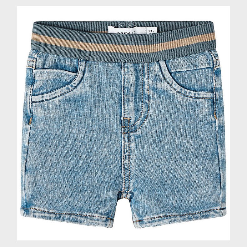 Name It Sweatshorts - NbmSilas - Light Blue Denim