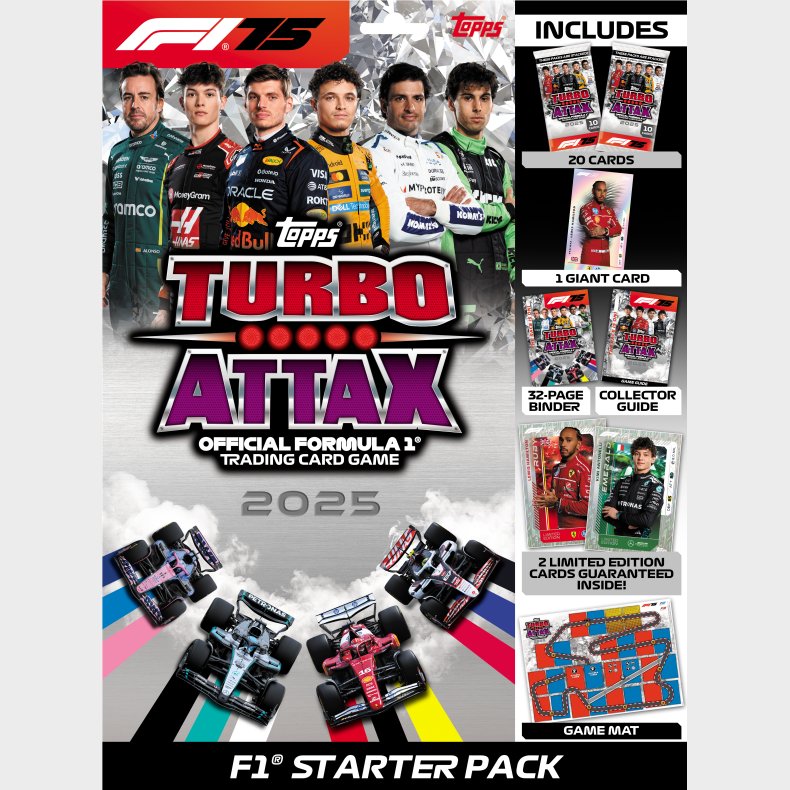 Topps Formula 1 Samlekort Turbo Attax Startpakke
