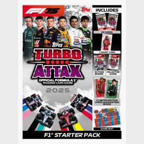 Topps Formula 1 Samlekort Turbo Attax Startpakke