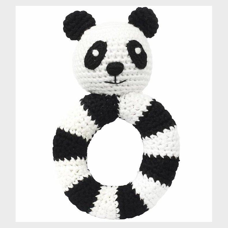 NatureZoo Rangle - Rund - Sir Panda - Sort/Hvid