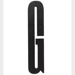 Design Letters Trbogstaver - G - Sort
