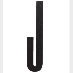 Design Letters Trbogstaver - J - Sort